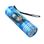 ZTR Marvel Avengers Alu Ficklampa Flashlight LED 9cm Captain A B