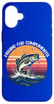 Coque pour iPhone 16 Plus Des jeux de mots vintage de Fishing for Compliments qui accrochent le cœur de papa