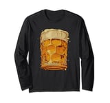 Funny Beer Drinkers Symbolic Cold Pint Ale Lager Beer Pint Long Sleeve T-Shirt