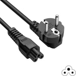 1.5M Cable Alimentation Pc Tripolaire Cee7 Schuko Vers Iec 320 C5, 3Pin Ac Cordon De Trèfle, 10A-16A 250V Pour Chargeurs Pour Ordinateur Portable, Scanners, Imprimantes