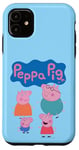 iPhone 11 Peppa Pig Cute Family Group Shot Logo Case