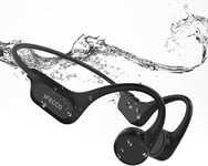 Casque Conduction Osseuse Natation-IP68 Etanche Écouteur Natation Bluetooth 5.3,Casque sans Fil avec Lecteur MP3 32 Go et Micro Intégré pour La Course à Pied,Le Cyclisme Piscine