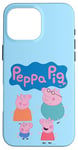 iPhone 16 Pro Max Peppa Pig Cute Family Group Shot Logo Case