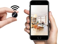 Camera Espion Wifi 1080P Mini Caméra De Surveillance Interieur/Extérieur Sans Fil Avec Enregistrement Micro Cachée Camera Espion A Distance Discrete Enregistreur Spy Cam Invisible Detecteur Mouvement