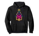 Squid Game Playing Field Shape Front Man & Masked Men Pullover Hoodie