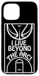 iPhone 15 Basketball 3 Point Shot Beyond the Arc T-shirt Case