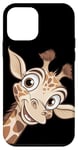 Coque pour iPhone 12 mini Girafe Mignonne tête de Girafe Animal Afrique Zoo