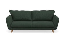 Trend Lyx 3-seter Sofa - Mørk grønn Kordfløyel 3 seter Grønn