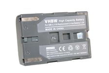 vhbw Batterie compatible avec Samsung SC-D20, SC-D21, SC-D23, SC-D130, SC-D180, SC-D190, P-D80 caméra vidéo caméscope (600mAh, 7,2V, Li-ion)