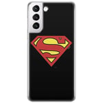 ERT GROUP mobile phone case for Samsung S21 original and officially Licensed DC pattern Superman 002 optimally adapted to the shape of the mobile phone, case made of TPU