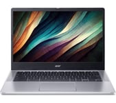 Acer 314 14" Refurbished Chromebook - Intel® Core™ i3, 128 GB eMMC, Silver (Excellent Condition), Silver/Grey