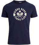 BJÖRN BORG Mens Tee Summer T.C Blue (S)