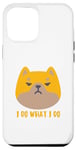 Coque pour iPhone 14 Pro Max Chien jaune l Do What | Do Funny Sarcastic Crazy