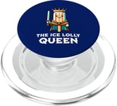 Ice Lolly Queen Funny Ice Pop Food Frozen Dessert PopSockets PopGrip for MagSafe