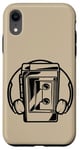 iPhone XR Vintage Walkman Retro Cassette 80s 90s Music Nostalgia Case