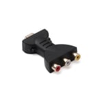 Dewin - déwin Adaptateur hdmi vers av rgb adaptateur de synchronisation Audio et vidéo 1080P pour convertisseur de composants rca