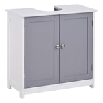 60x60cm Under Sink Storage Cabinet Adjustable Shelf Handle