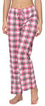 Merry Style Pantalon Bas de Pyjama Vêtement Femme MPP-001(Rose à Carreaux, M)