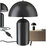 TecTake® Lampe de table rétro style années 70 Lampe à poser salon Lampe de chevet champignon Lampe vintage Lampe design pour table de nuit, salon, chambre, bureau, dressing, entrée