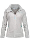 Geographical Norway Veste Polaire Femme UPALINE Gris Claire XL