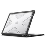 FINTIE Case Compatible with MacBook Air 13 Inch(2020-2018 Release, Model: A2337(M1)/A2179/A1932) - [Full Corner Protection ] Heavy Duty Cover with TPU Bumper Fits Retina Display Touch ID, Clear