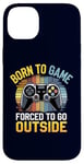 iPhone 14 Plus Born to Game Forced Go Outside Gamer Controller Video Gaming Case