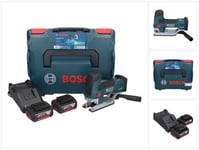 Bosch GST 18V-155 SC Professional akkusaha 18 V + 2x akku 5,0 Ah + laturi + L-Boxx