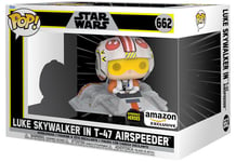 Figurine Funko Pop - Star Wars 5 : L'empire Contre-Attaque N°662 - Luke Skywalker Dans Le T-47 Airspeeder (Hyperspace Heroes) (74404)