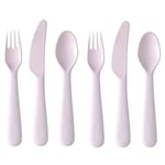 Children Kids Baby Toddler Pink Cutlery Set IKEA Kalas Replacements Colour Choice 6pcs Fork Knife Spoon BPA Free 6pcs