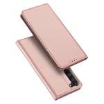 DUX DUCIS Skin Pro Wallet Flip Case for Samsung Galaxy S23+ (Plus) - Rose Gold