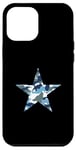 Coque pour iPhone 12 Pro Max Bleu Gris Blanc Camo Star