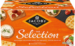 JACOB'S The Selection, 7 Crackers Varieties in One Box Biscuits For Cheese 800g