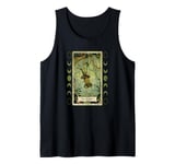 The Hanged Man Frog Tarot Style Graphic, Cool Novelty Frog Tank Top