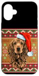 Coque pour iPhone 16 Plus Enjoy Christmas New Year Present T-shirt, Xmas Santa Dog Fun