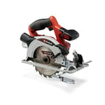 Einhell Scie circulaire 165mm sans fil TE-CS 18/165-1 Li Solo Power X-Change (18V, Lame 165 x 20mm, Réglage sans outil de la profondeur et de l’angle d’inclinaison) Livré sans Batterie ni Chargeur