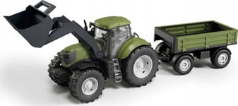 Grön Traktor Med Skopa/Släpkärra 30600