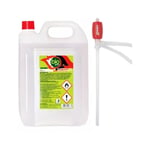 Bio Sprint Bioéthanol Combustible Liquide Poêle, Cheminée 1X5Lt + Pompe Cadeau