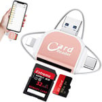 Lecteur de carte SD TF universel multi-ports 4 en 1, lecteur de carte mémoire externe USB 3.0, lecteur de carte SD/Micro SD pour téléphone Android, lecteur de carte mémoire micro SD appareil