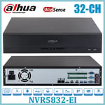 Dahua NVR5832-EI-24TB 32 Channel 8HDD 2U WizSense NETWORK VIDEO RECORDER, 24TB