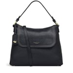 RADLEY Black Satchel Bag Medium Zip Top Shoulder Handbag Leather Colwyn Road