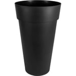 Vase toscane xxl ø 48 x hauteur 80 cm - 90 l - gris anthracite Eda Plastique