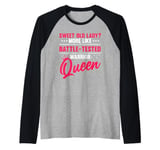 Inspiring Saying Sweet Lady More Queen Warrior Women Men Raglan Baseball Tee