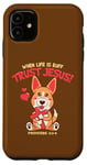 Coque pour iPhone 11 When Life is Ruff Trust JESUS! - Jeu de mots amusant - Cadeau chrétien