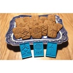 MakeIT Kakskärare / Kakformer: Speculoos (3 Pcs) Natur One Size