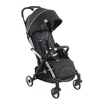 Chicco, Goody Plus Graphite, Poussette 0 Mois-4 Ans, Fermeture Automatique et Compacte, Capote Extensible avec Traitement UV50+ Anti-pluie, Dossier Inclinable et Réglable en 3 Positions, Repose-jambes