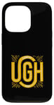 Coque pour iPhone 13 Pro University Varsity-Gold UGH ! Mood Varsity-Jaune Doré