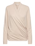 Alanoiw Wrap Blouse Beige InWear