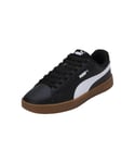 PUMA Mixte Rickie Classic Basket, Black White Gum, 46 EU