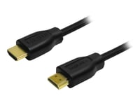 Logilink High Speed With Ethernet - Hdmi-Kabel Med Ethernet - Hdmi Hann Til Hdmi Hann - 15 M