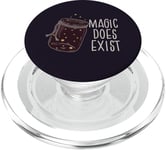 Magic Does Exist Bougie parfumée en pot pour luciole PopSockets PopGrip pour MagSafe